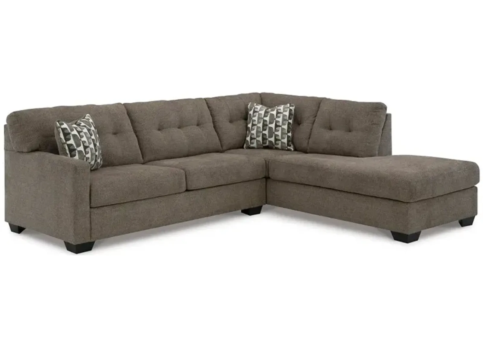 Sectional with Right Chaise Mahoney Sectional with Chaise - Chocolate