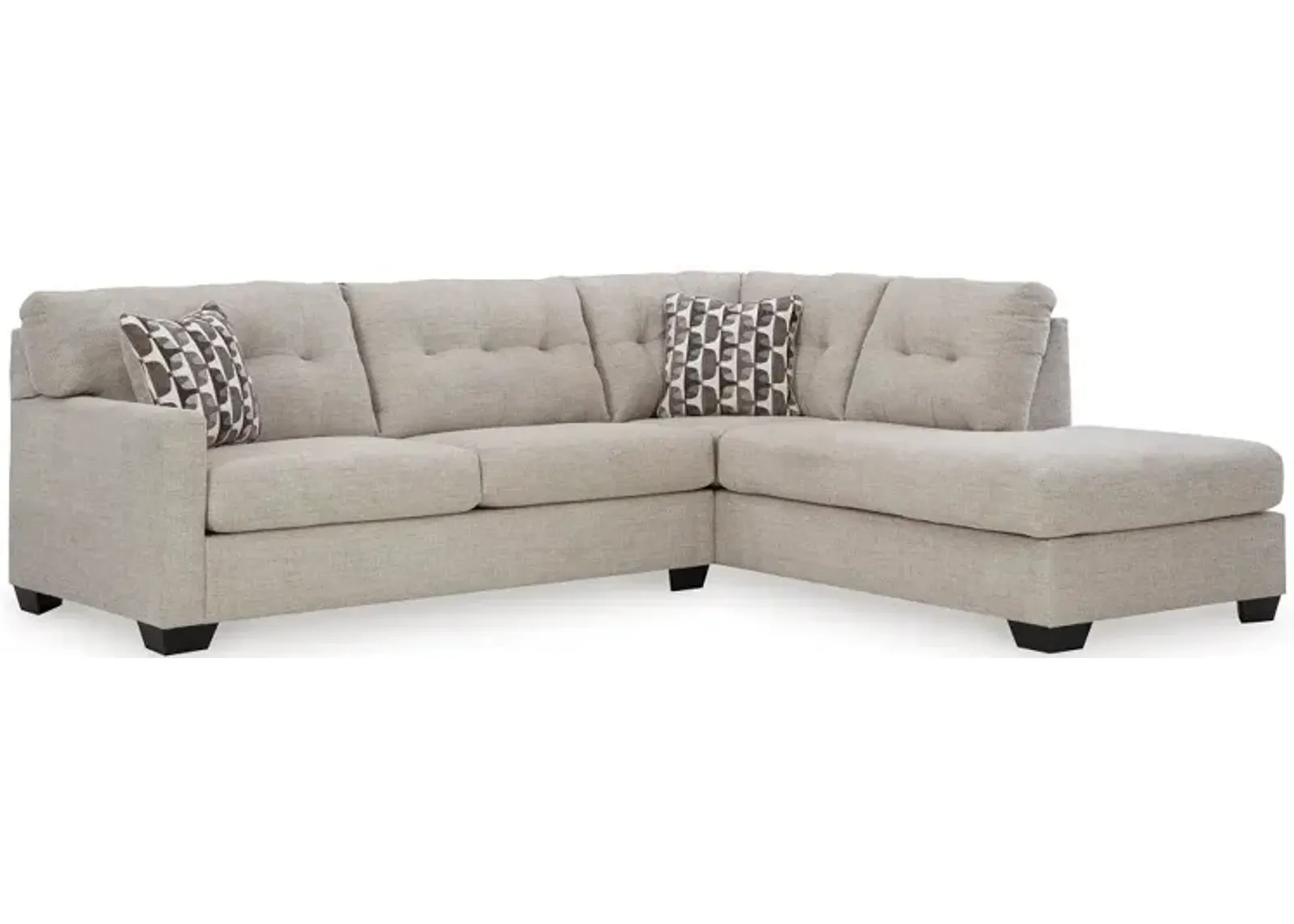 Sectional with Right Chaise Mahoney Sectional with Chaise - Pebble