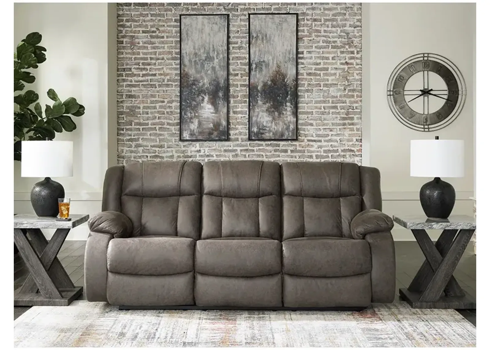 First Base Reclining Sofa