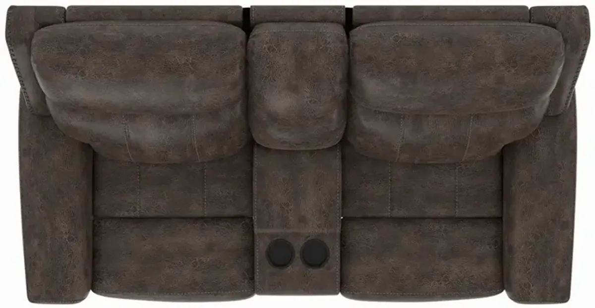 Quade Manual Reclining Loveseat with Console