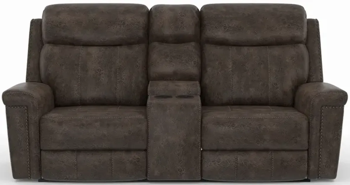 Quade Manual Reclining Loveseat with Console