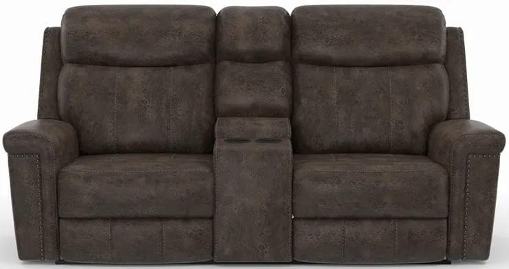 Quade Manual Reclining Loveseat with Console