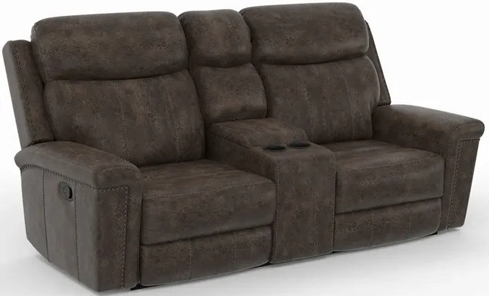 Quade Manual Reclining Loveseat with Console