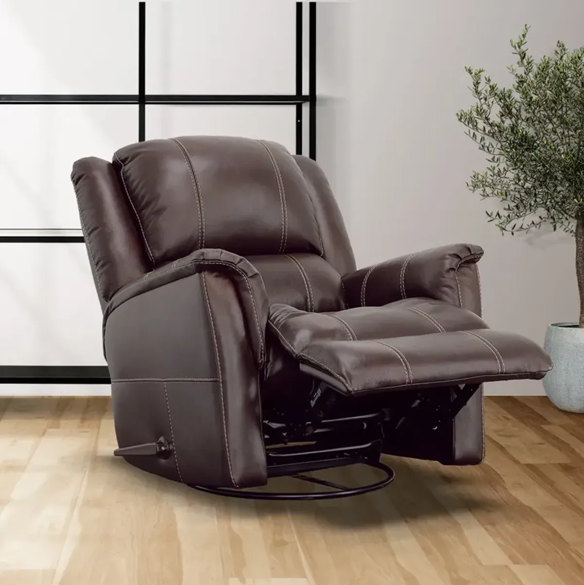 Ellington Swivel Glider - Walnut