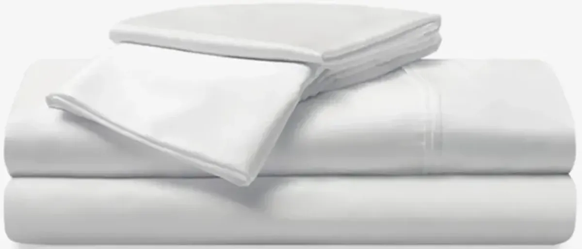 Full / White Hyper-Cotton Sheet Set