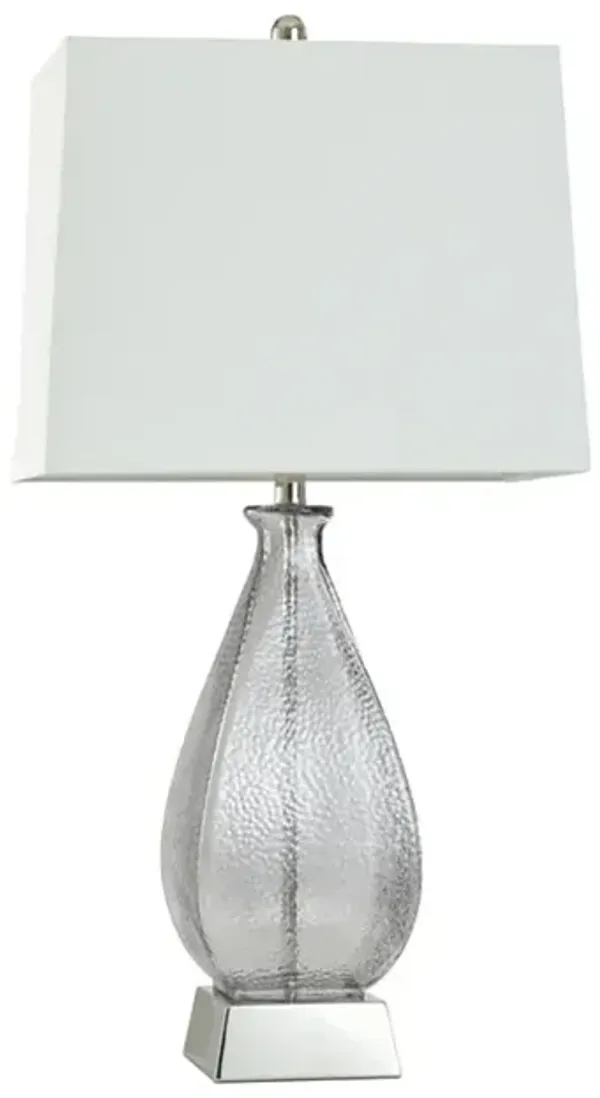 Smoke Seeded Table Lamp