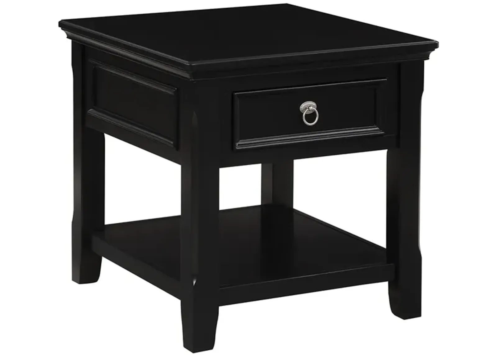 Black Turner End Table