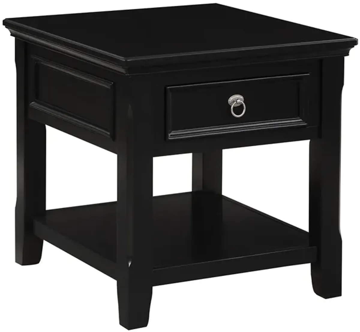 Black Turner End Table