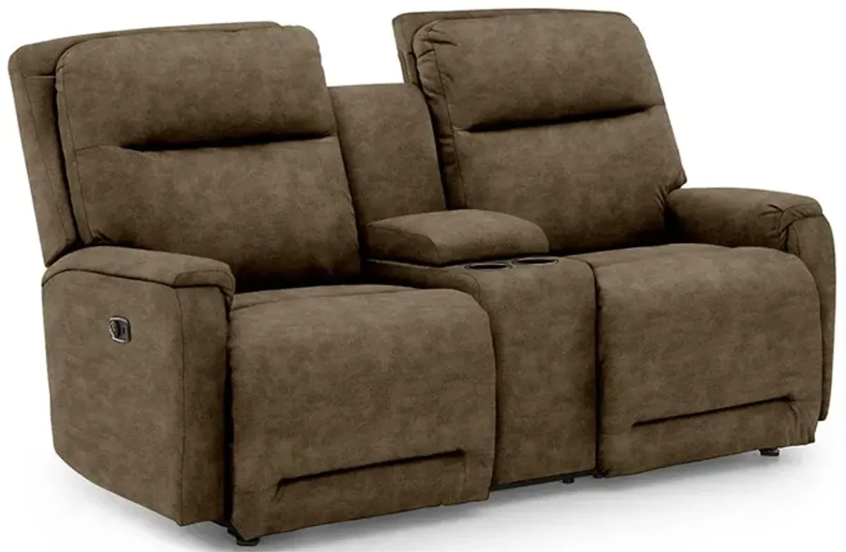 Derek Power Reclining Loveseat with Console