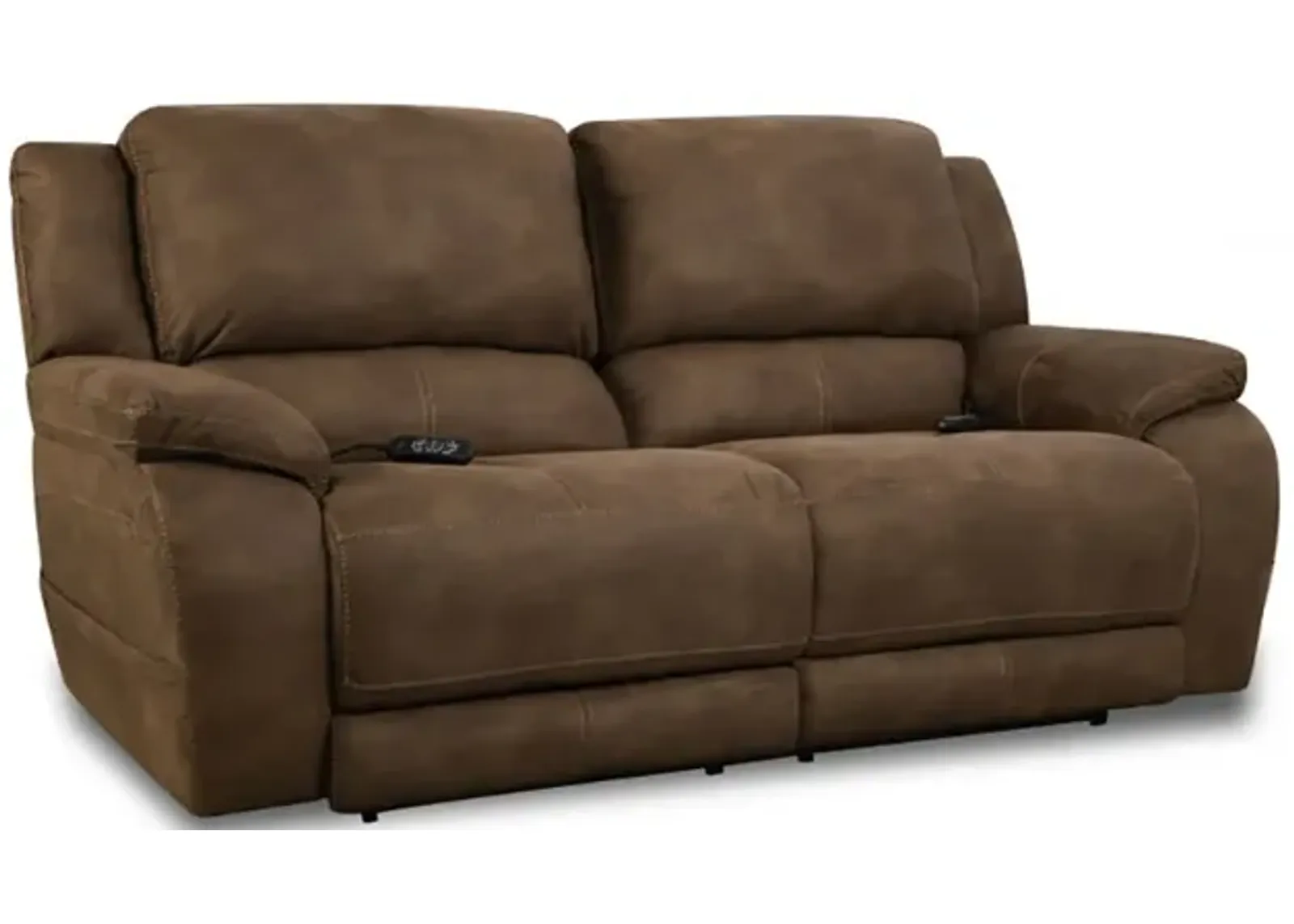 Espresso Perdido Power Triple Sofa