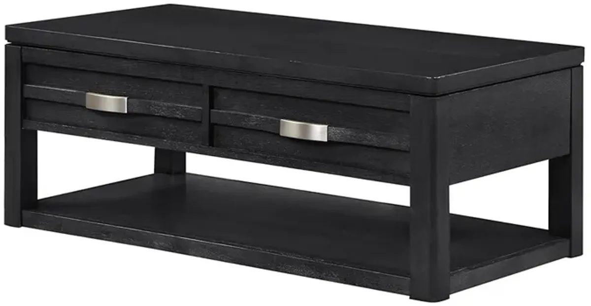 Black Manila Lift Top Coffee Table