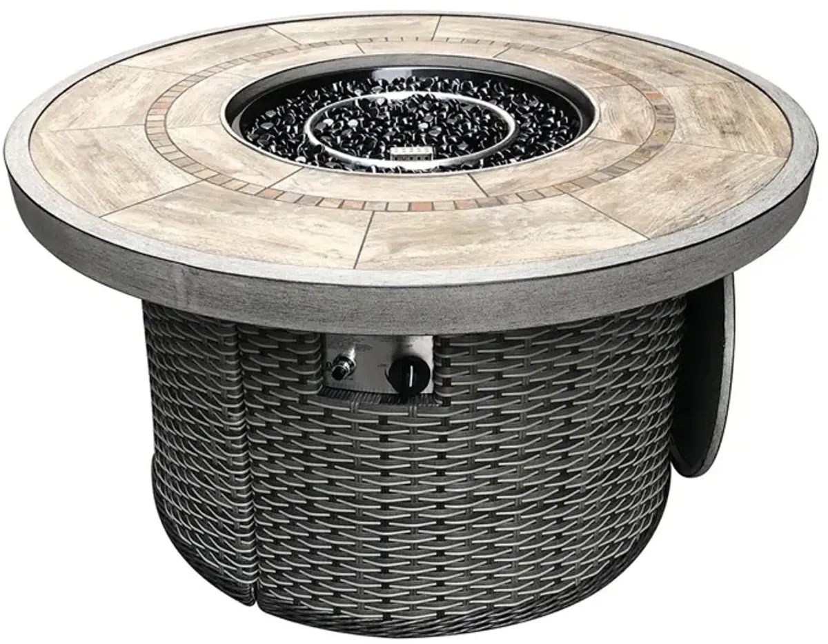 Clara 42" Round Gas Fire Pit