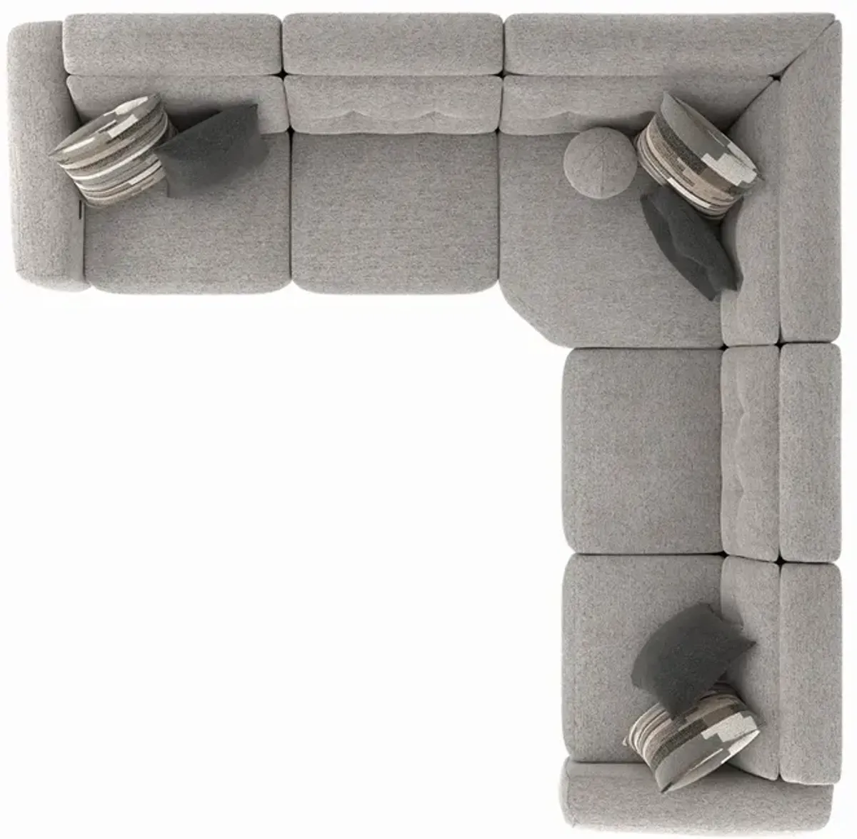 Garrett 5pc Reclining Sectional