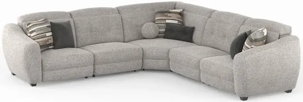 Garrett 5pc Reclining Sectional