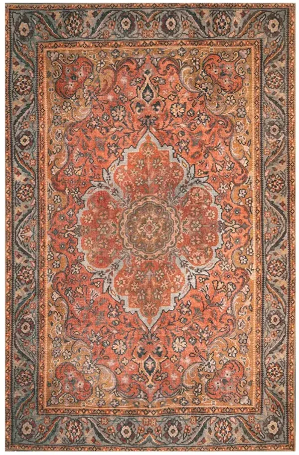 5 x 8 London Rust Valencia Rug