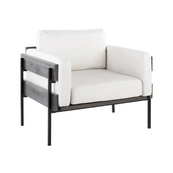 White Kari Accent Chair