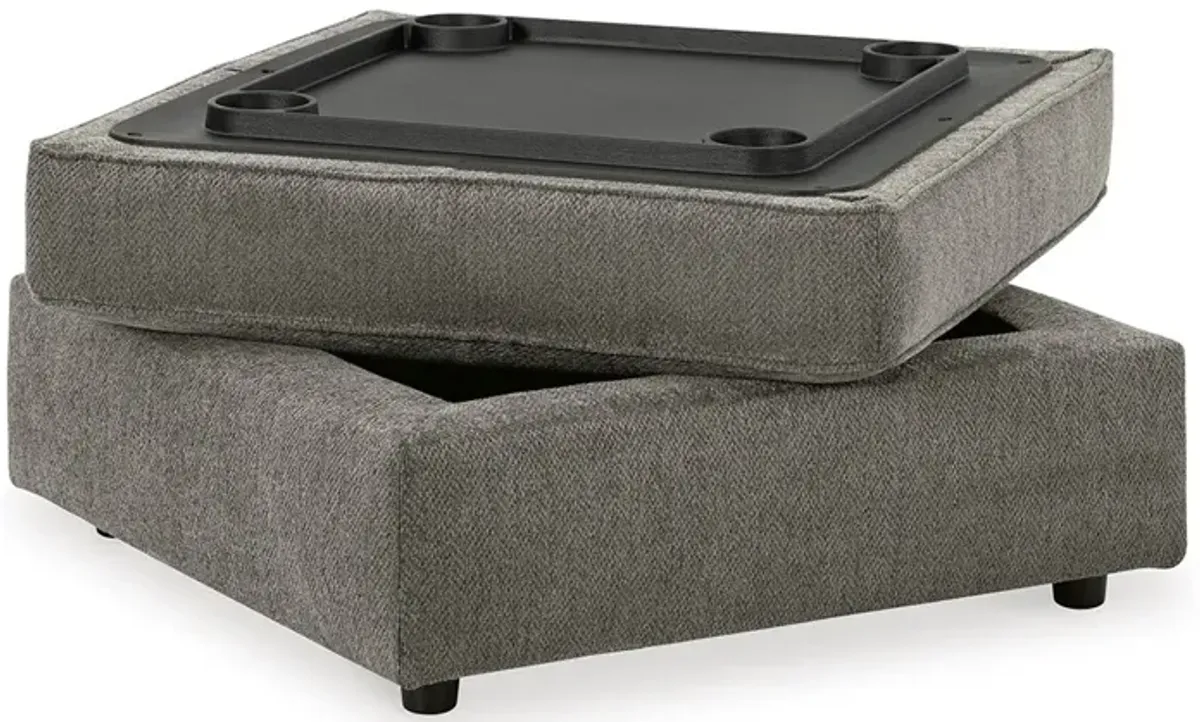 Sectional with Storage Ottoman O'Phannon Sectional with Chaise - Putty