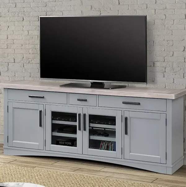 76 Inch / Gray Modern Roots TV Console