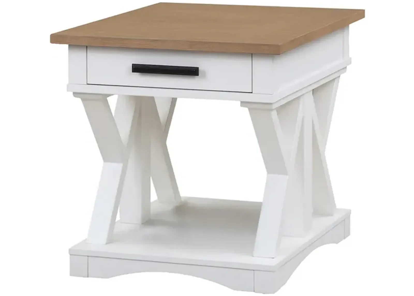 Cotton Modern Roots End Table