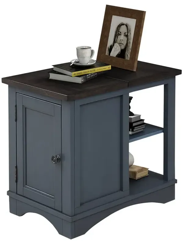 Blue Modern Roots Side Table