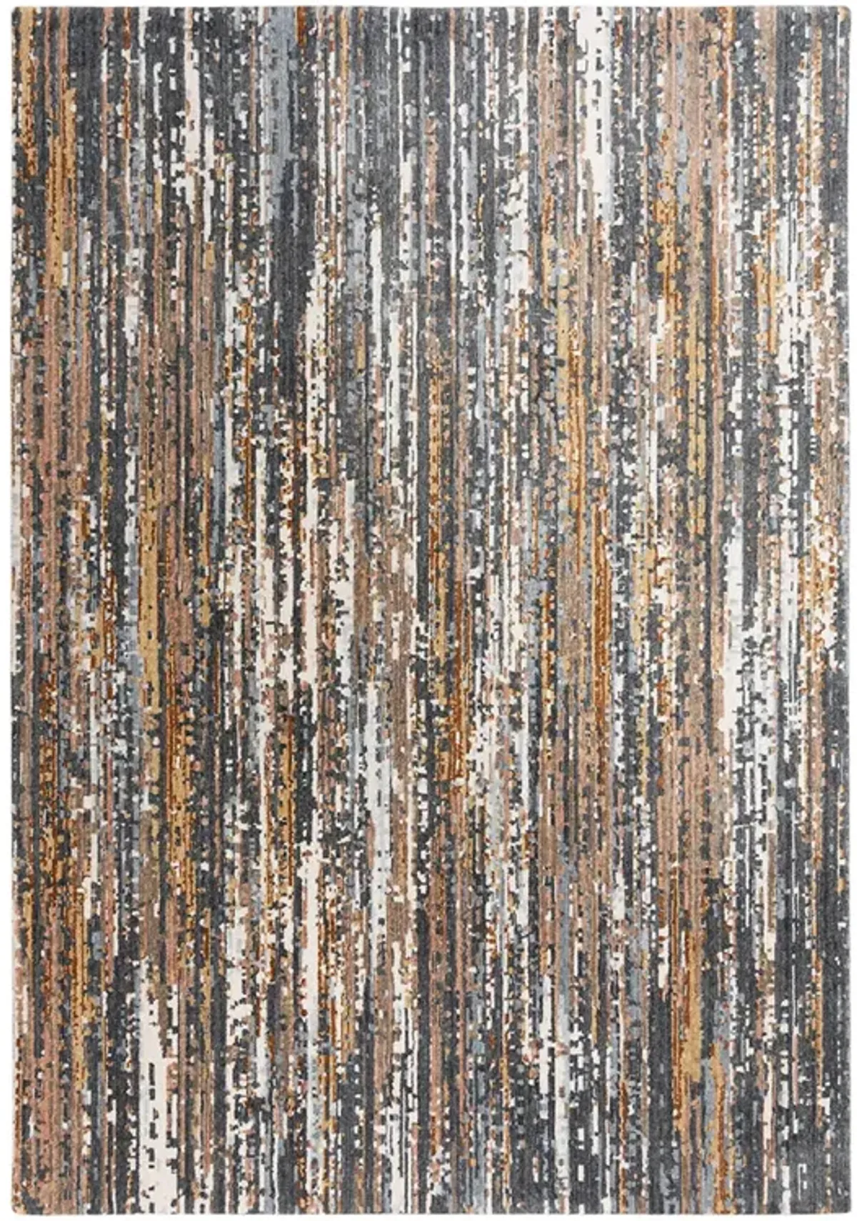 8 x 10 Jasper Charcoal Multi Rug