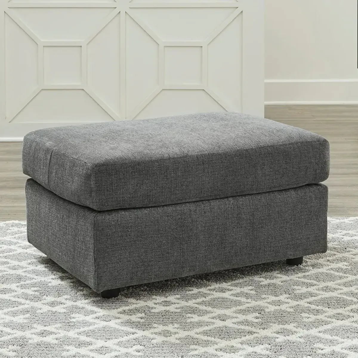 Gravel Stairatt Ottoman