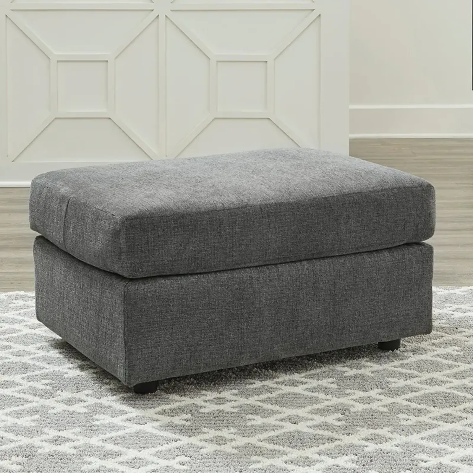 Gravel Stairatt Ottoman