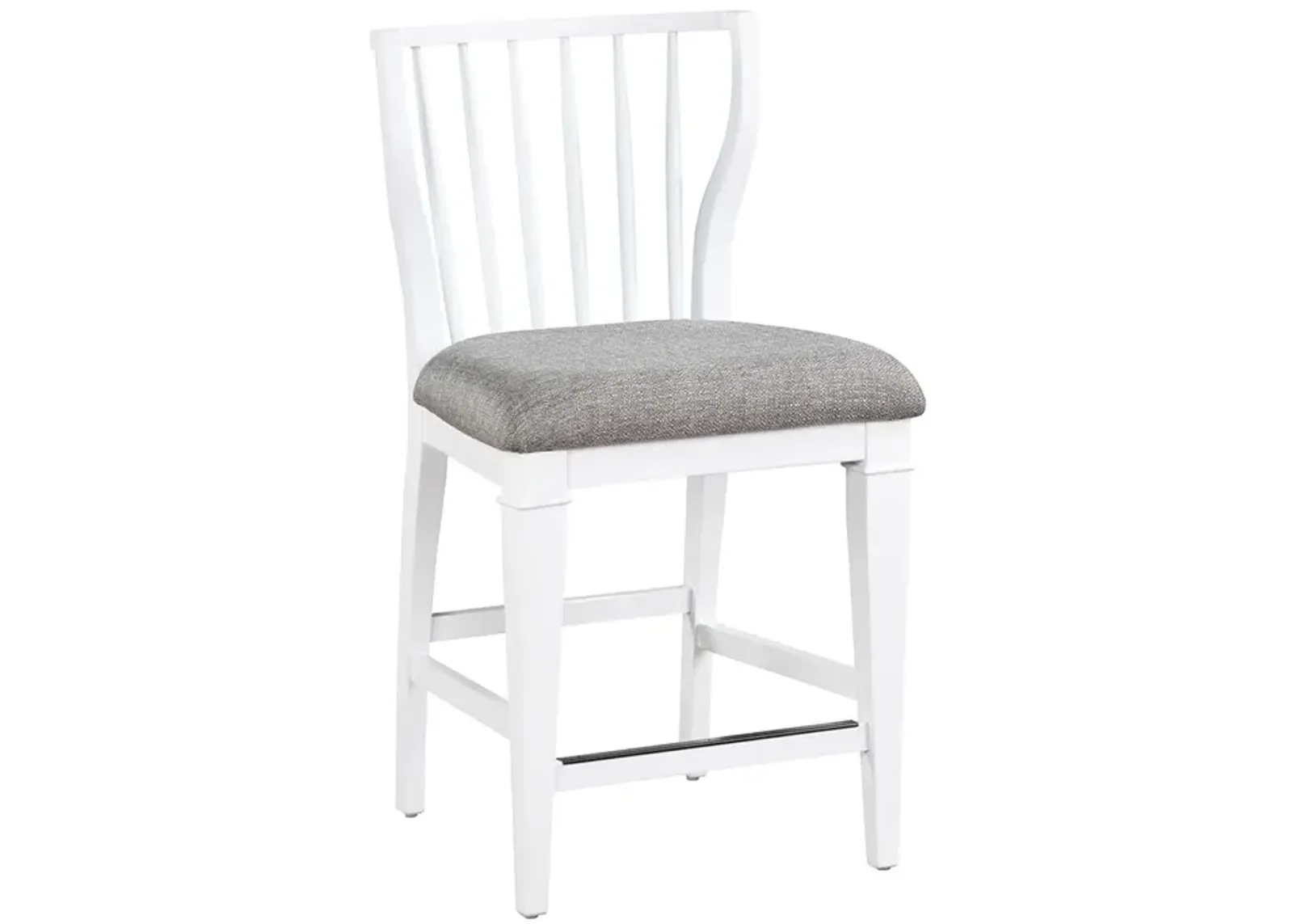 Pub Height / White Windsor Chair