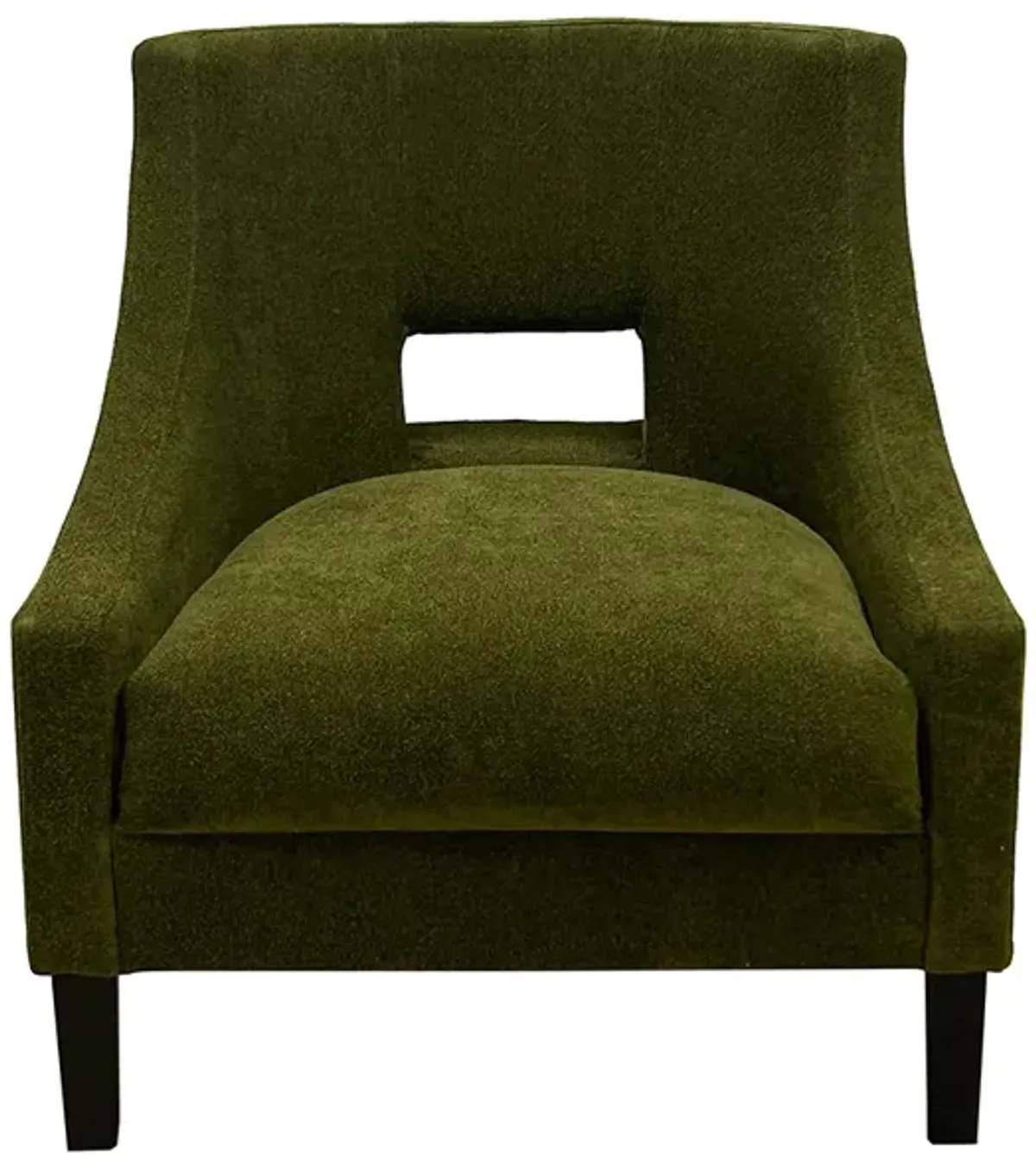 Green Roman Accent Chair