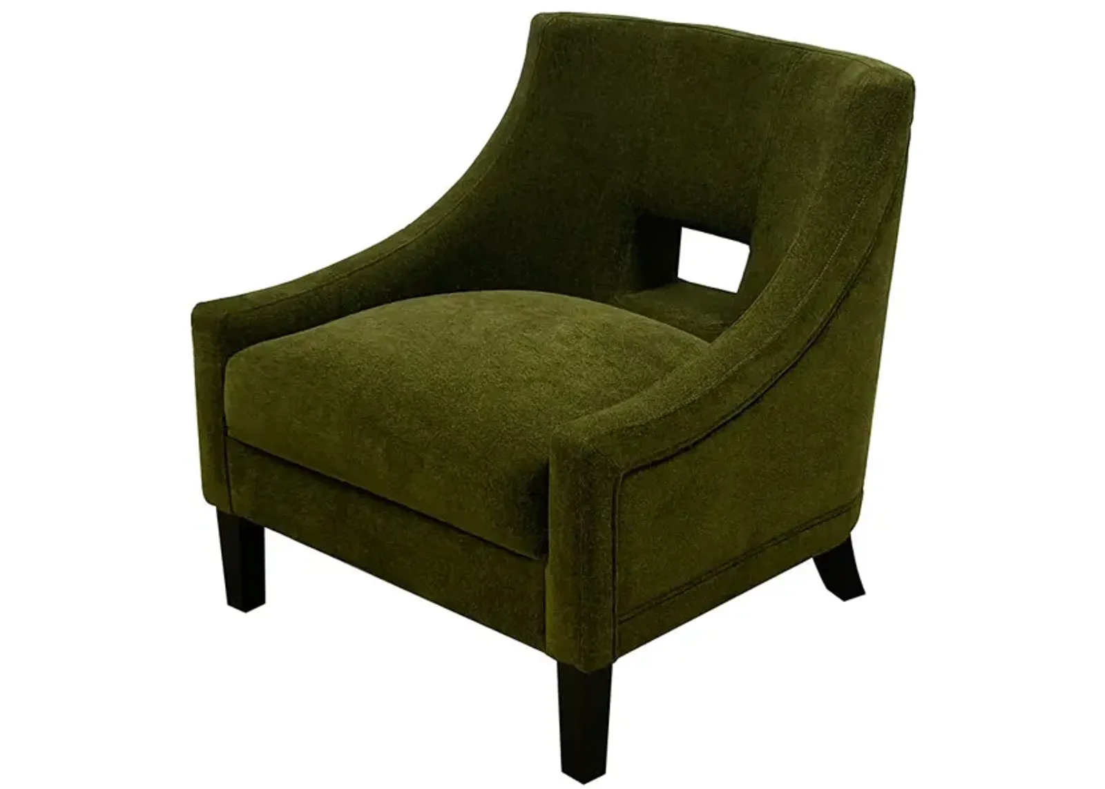 Green Roman Accent Chair