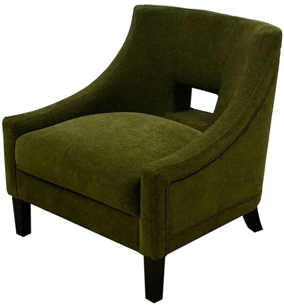 Green Roman Accent Chair