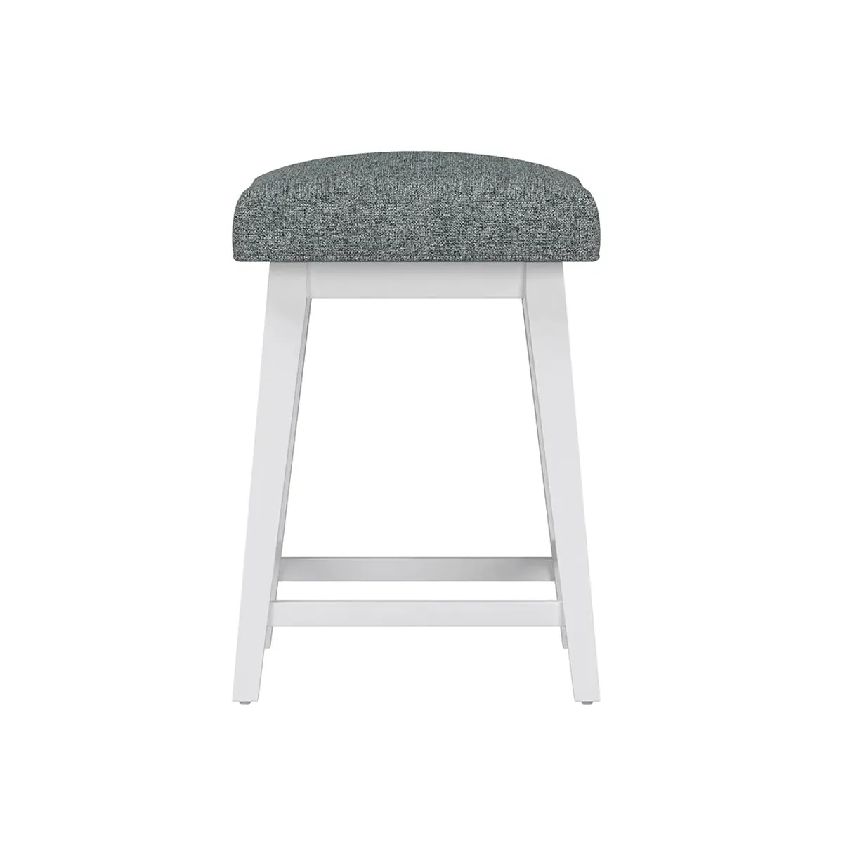 White Uniquely Yours Adjustable Height Stool