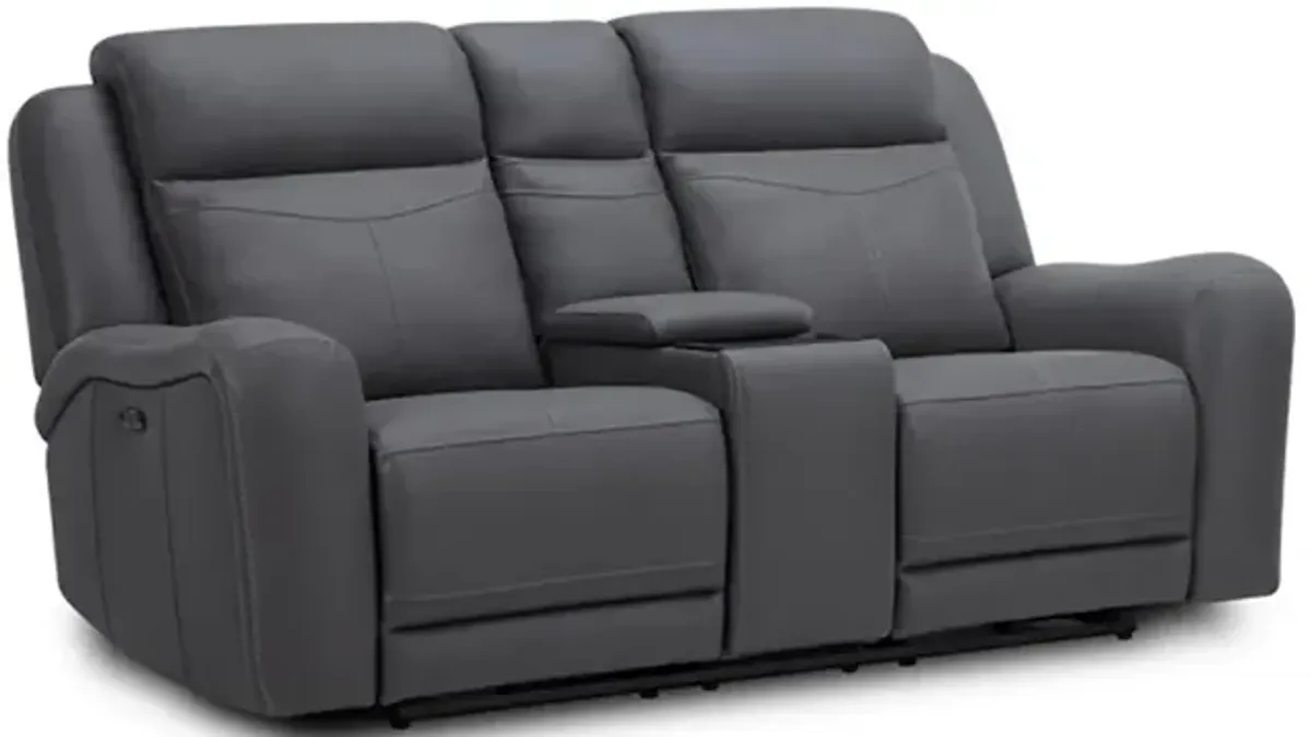 Montana Power Reclining Loveseat with Console