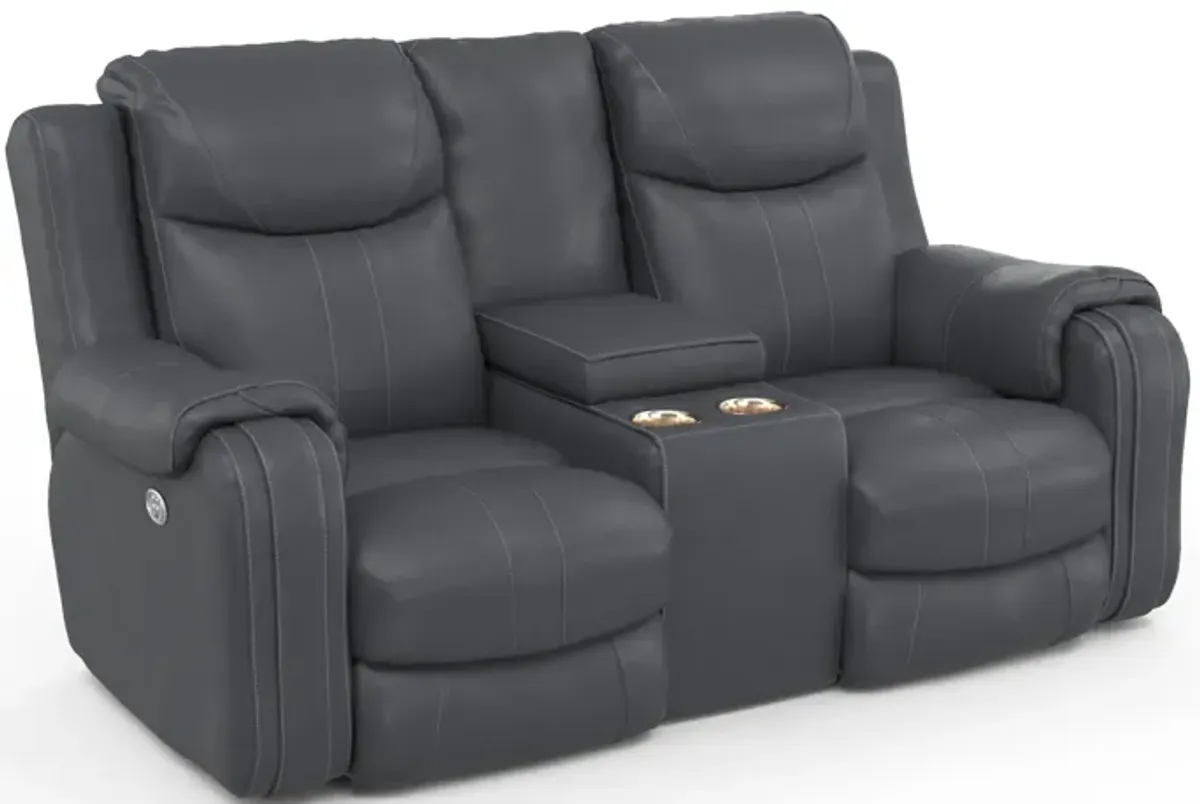 Marvel Console Loveseat with Power Headrest