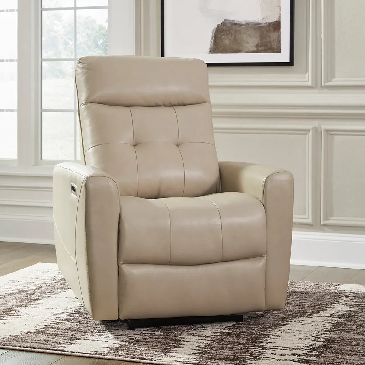 Chocolate Pisgham Power Recliner