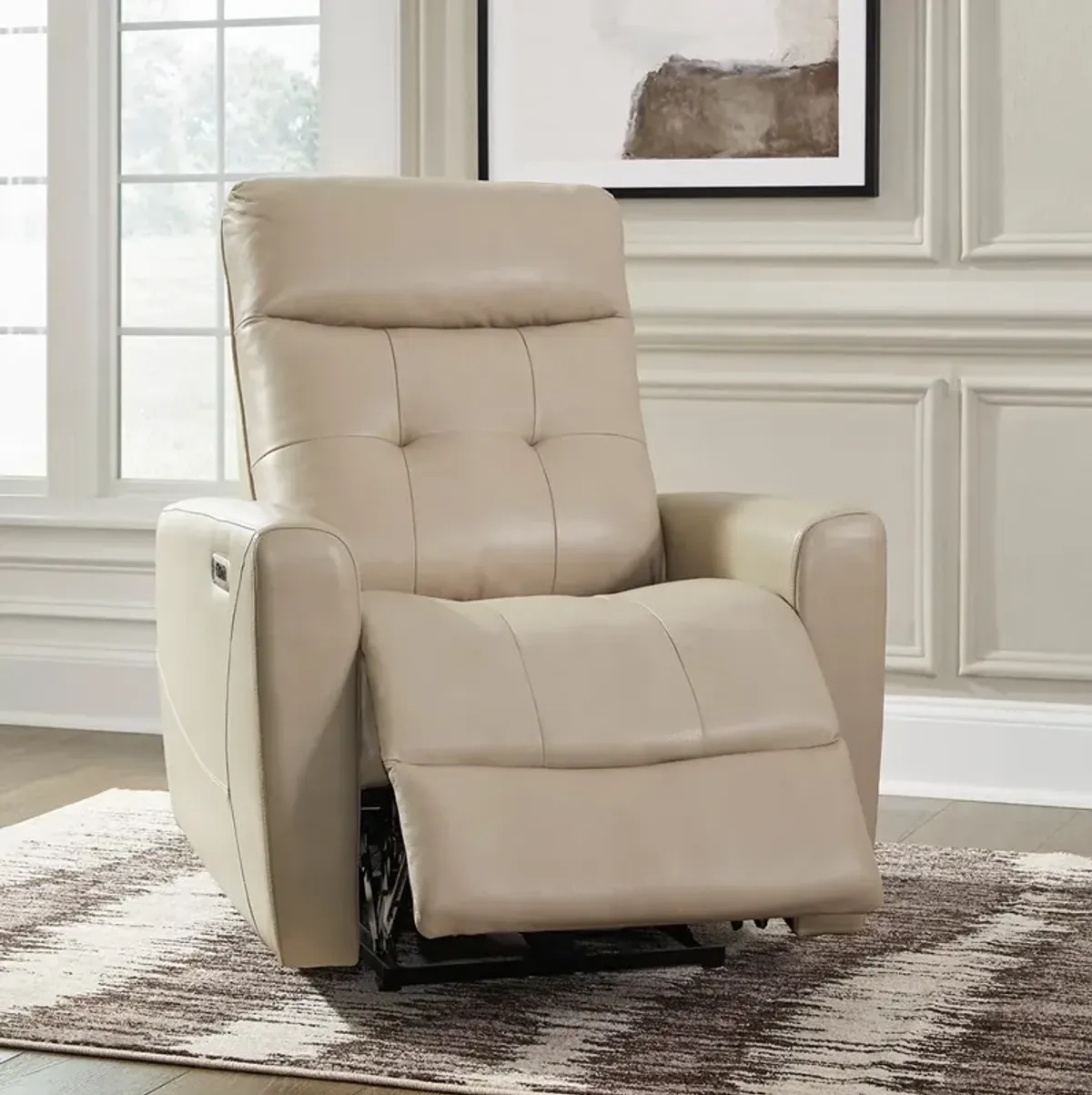 Sand Pisgham Power Recliner