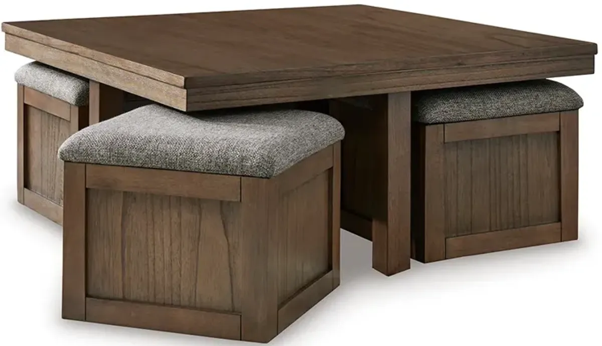 Boardernest Coffee Table with Stools