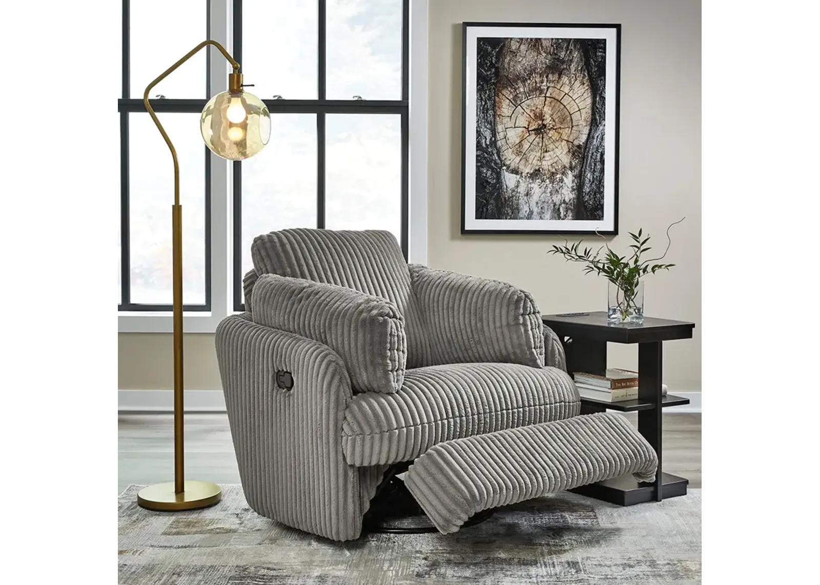 Fog Tie-Breaker Swivel Glider Recliner