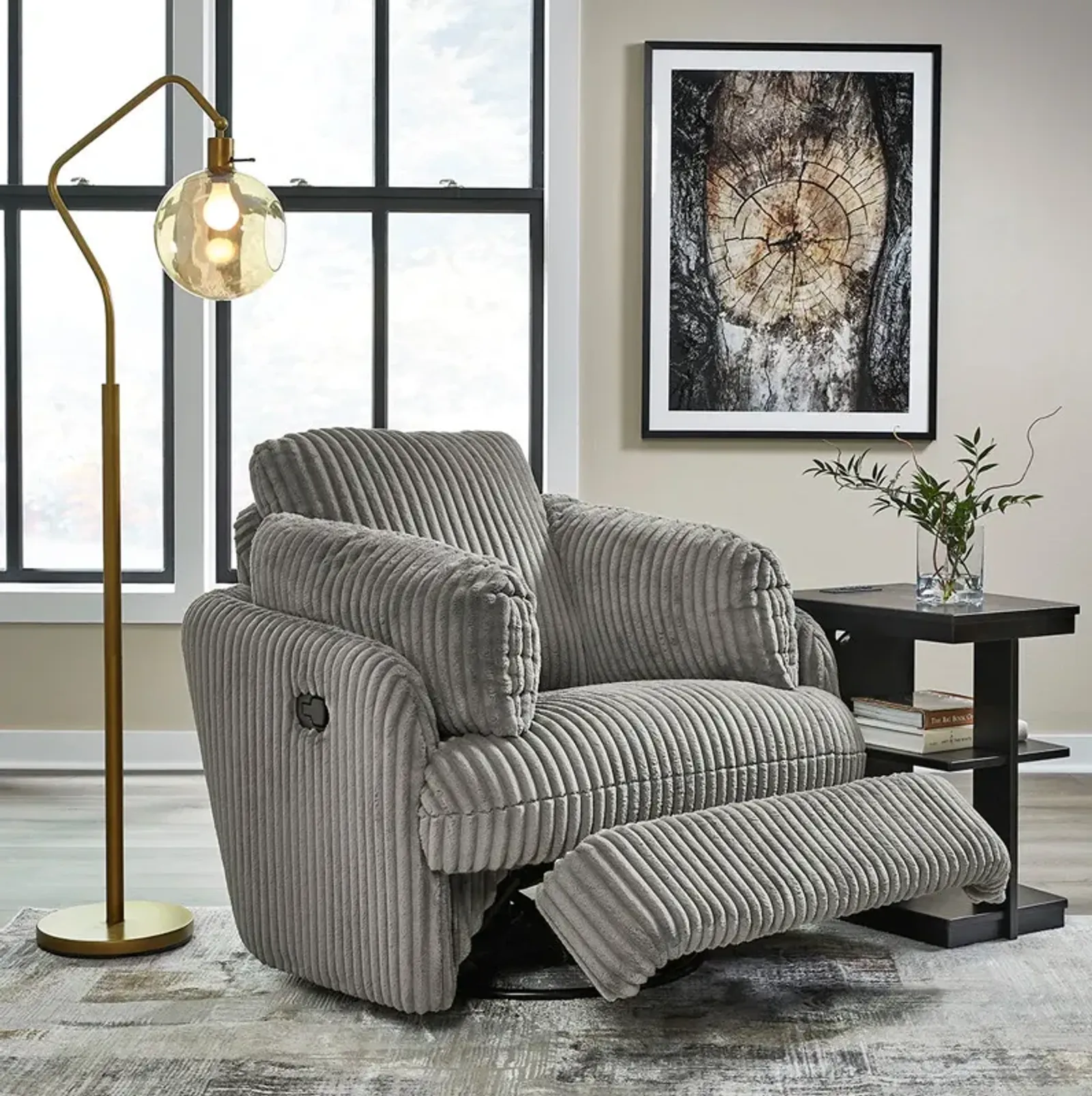 Fog Tie-Breaker Swivel Glider Recliner