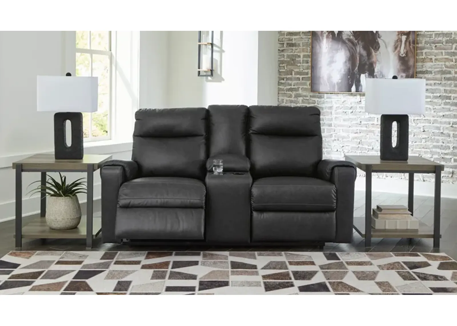 Axtellton Power Reclining Loveseat with Console