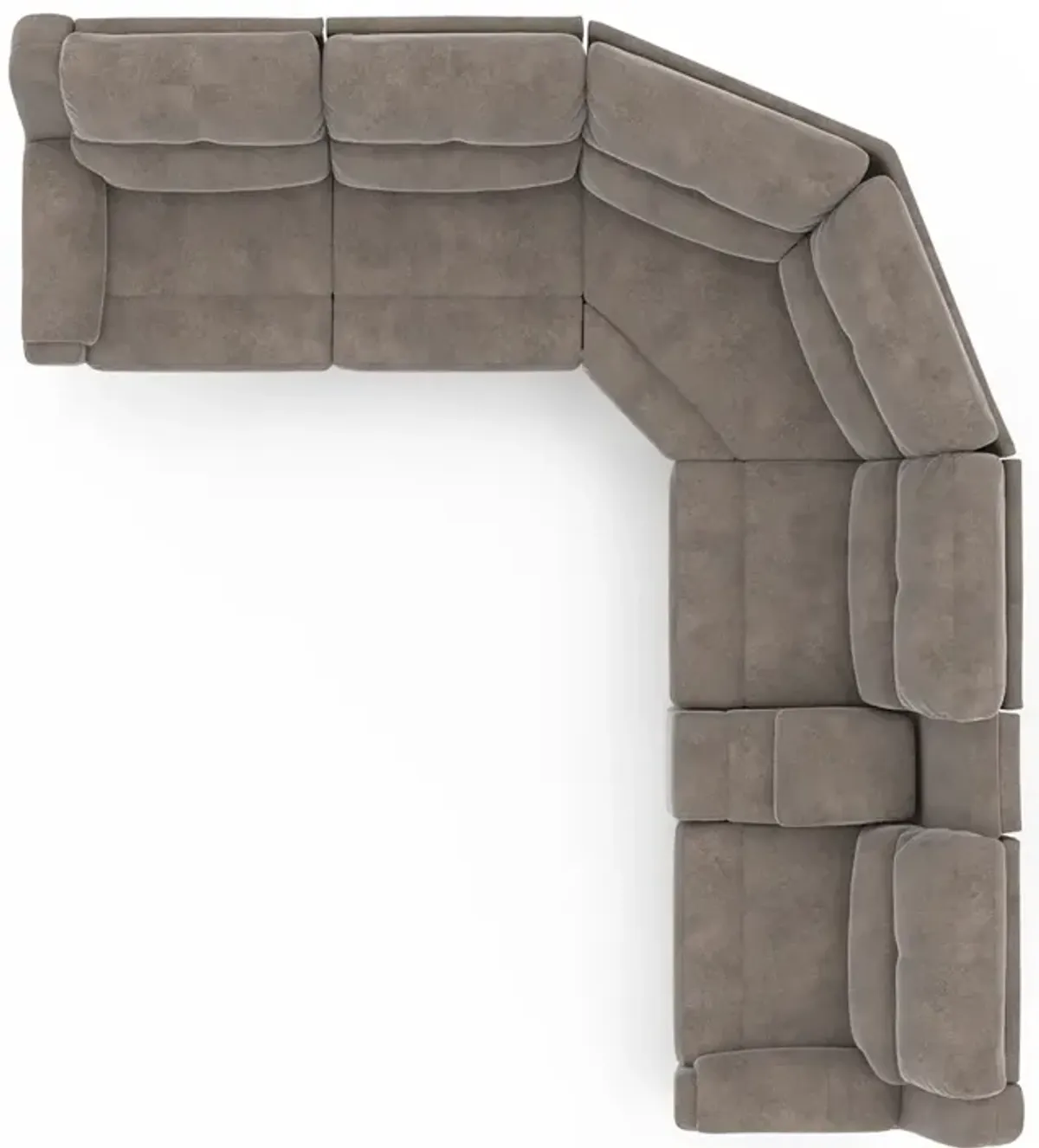 Dazzle Power Reclining Sectional (6pc)