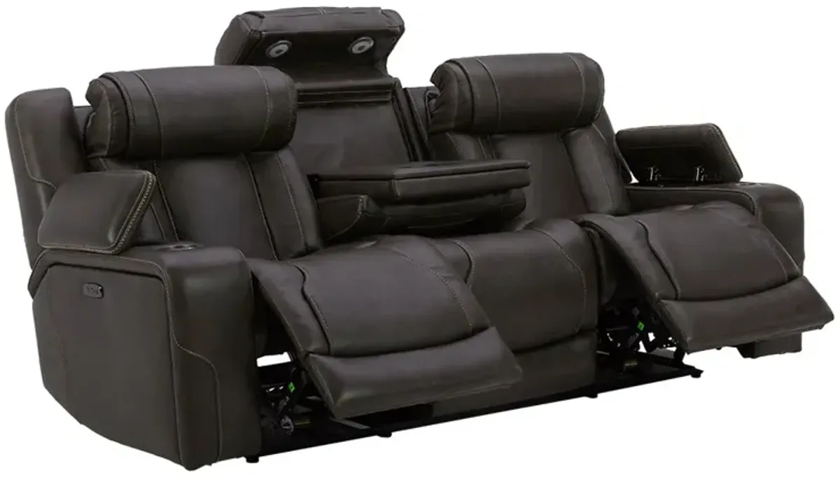 Charcoal First Class Power Reclining Sofa