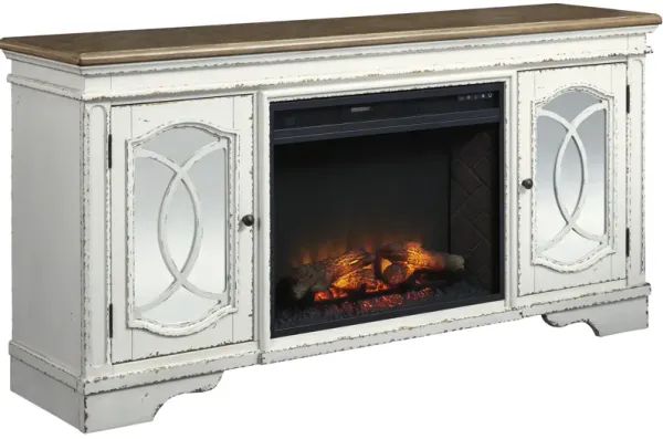 Realyn TV Stand with Fireplace