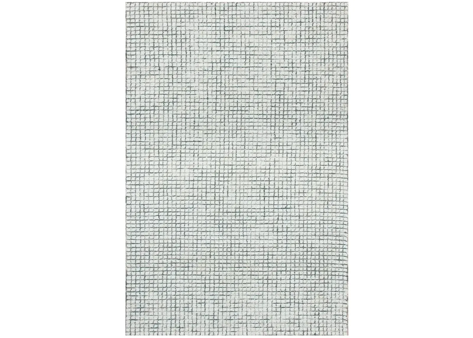 Criss Cross Silver Rug