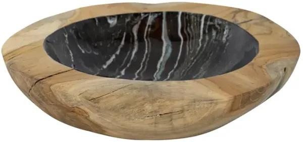 Decorative Teak Bowl