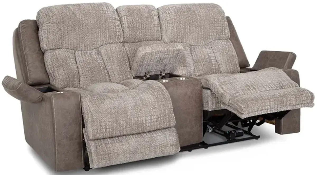 Denali Power Loveseat with Console