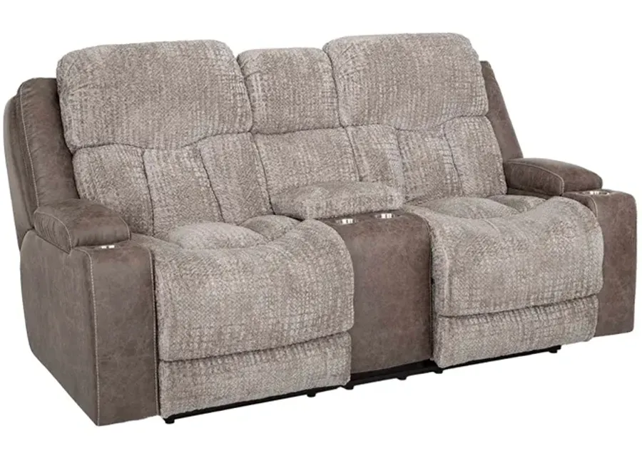 Denali Power Loveseat with Console