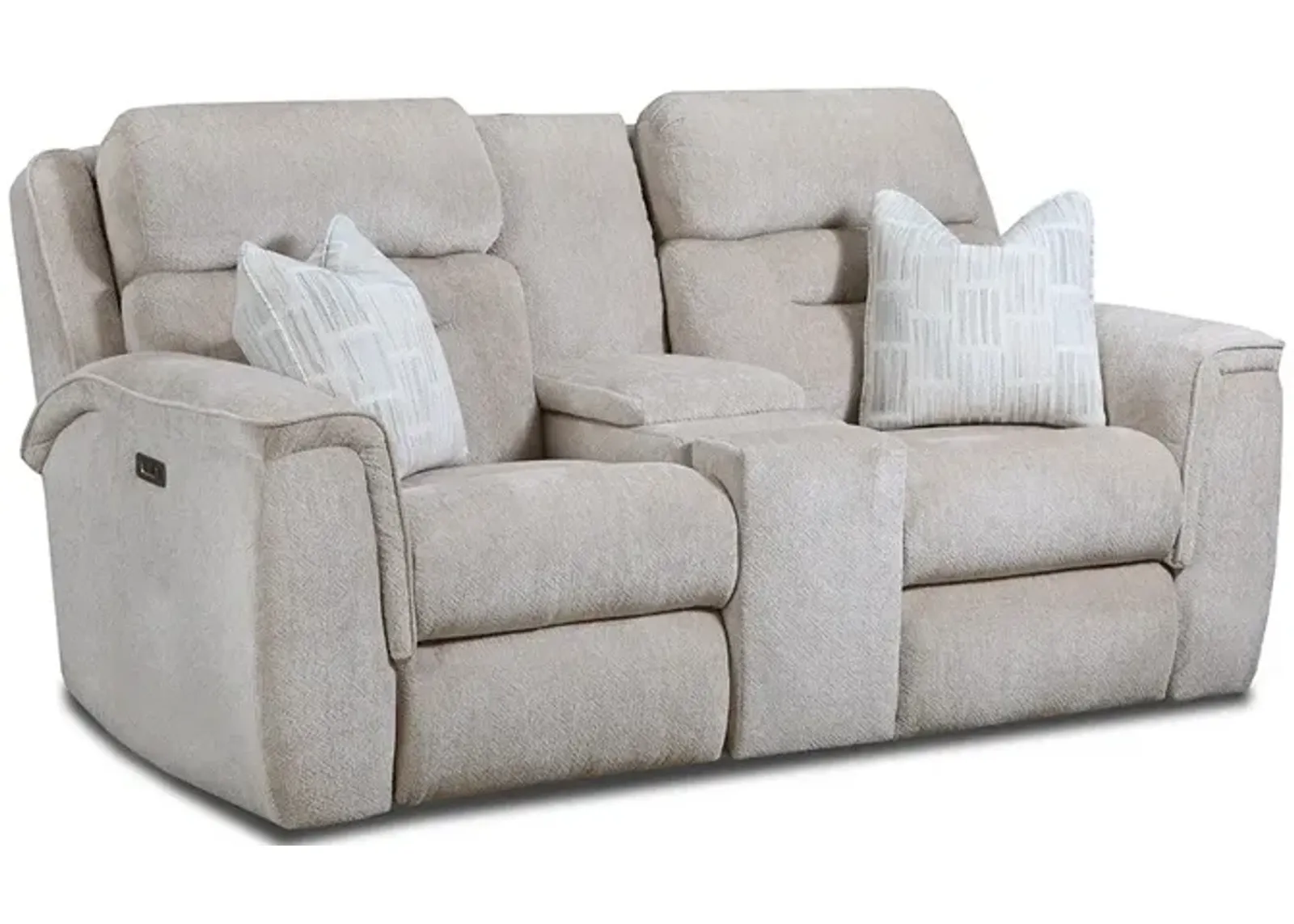 Titan Power Reclining Loveseat with Console