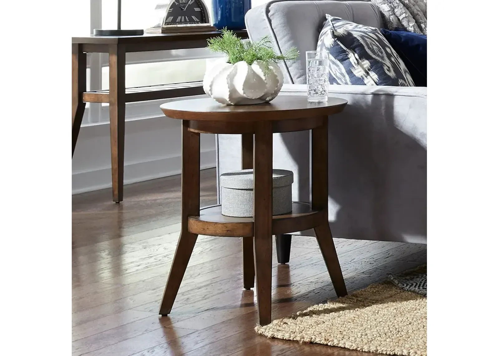 Ventura Boulevard Round End Table