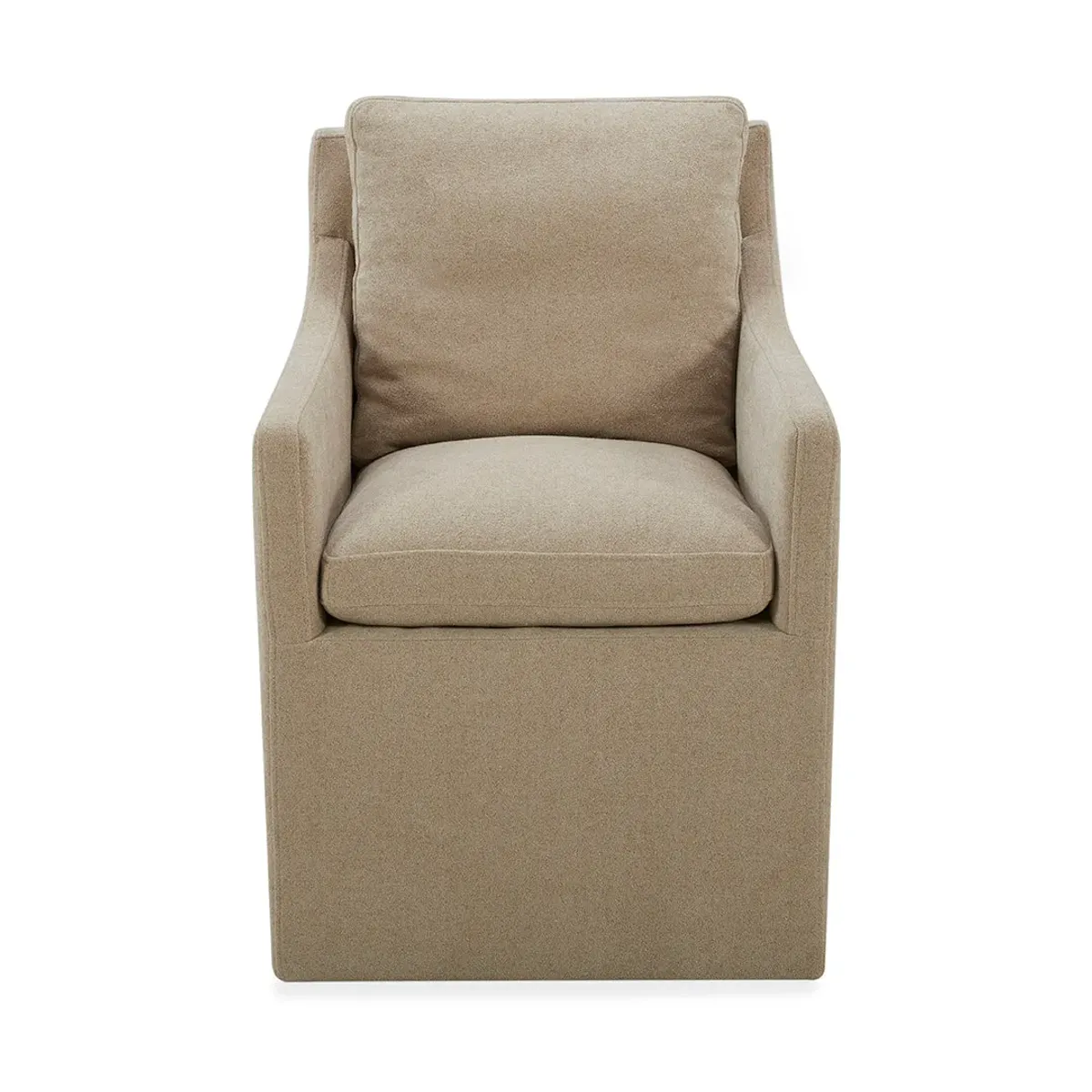 Sand Elite Upholstered Dining Arm Chair